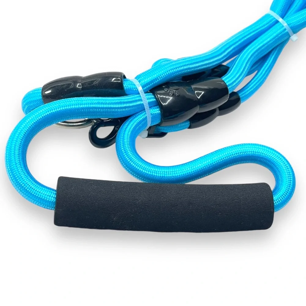 Paws First Brand New Double Dog Rope Leash Tangle Free 360 Degree Swivel 4.75 FT